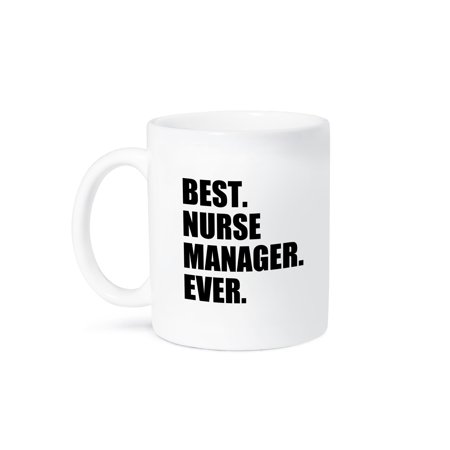 3dRose, Best Nurse Manager Ever - RN Supervisor skilled nursing job work gift, 15oz Mug