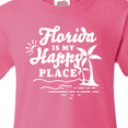 thumbnail image 4 of Inktastic Florida is My Happy Place with Palm Trees Youth T-Shirt, 4 of 5