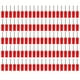 thumbnail image 2 of 100 piezas conector banana macho niquelado latón Pin recto para panel de resorte interior J.10001 2 mm rojo, 2 of 9