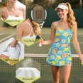 thumbnail image 6 of Yuyamidu Capybara Womens Tennis Dress Built in Shorts with Pockets 2 Piece Sets Lemon Athletic Golf Dresses Comfy Active Workout Dress Size L, 6 of 7