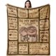 thumbnail image 1 of LHSHID to My Wife Wedding Anniversary Blanket Gift for Wife from Husband Valentines Day Birthday Blanket Romantic Gifts for Her 30"x40", 1 of 7