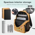 thumbnail image 5 of Yuyamidu 17 Inch Cute Axolotl Book Bag Elementary School Backpack with Adjustable Straps for Girls 7-8 Sunflowers Primary School Bag, 5 of 7