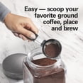 thumbnail image 2 of Hamilton Beach The Scoop Single Serve Coffee Maker & Fast Grounds Brewer for 8-14oz. Cups Brews in Minutes 40oz. Removable Reservoir Stainless Steel (49987) Silver, 2 of 5