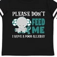 thumbnail image 4 of Inktastic Please Dont Feed Me I Have a Food Allergy with Elephant and Ribbon Boys or Girls Toddler T-Shirt, 4 of 5
