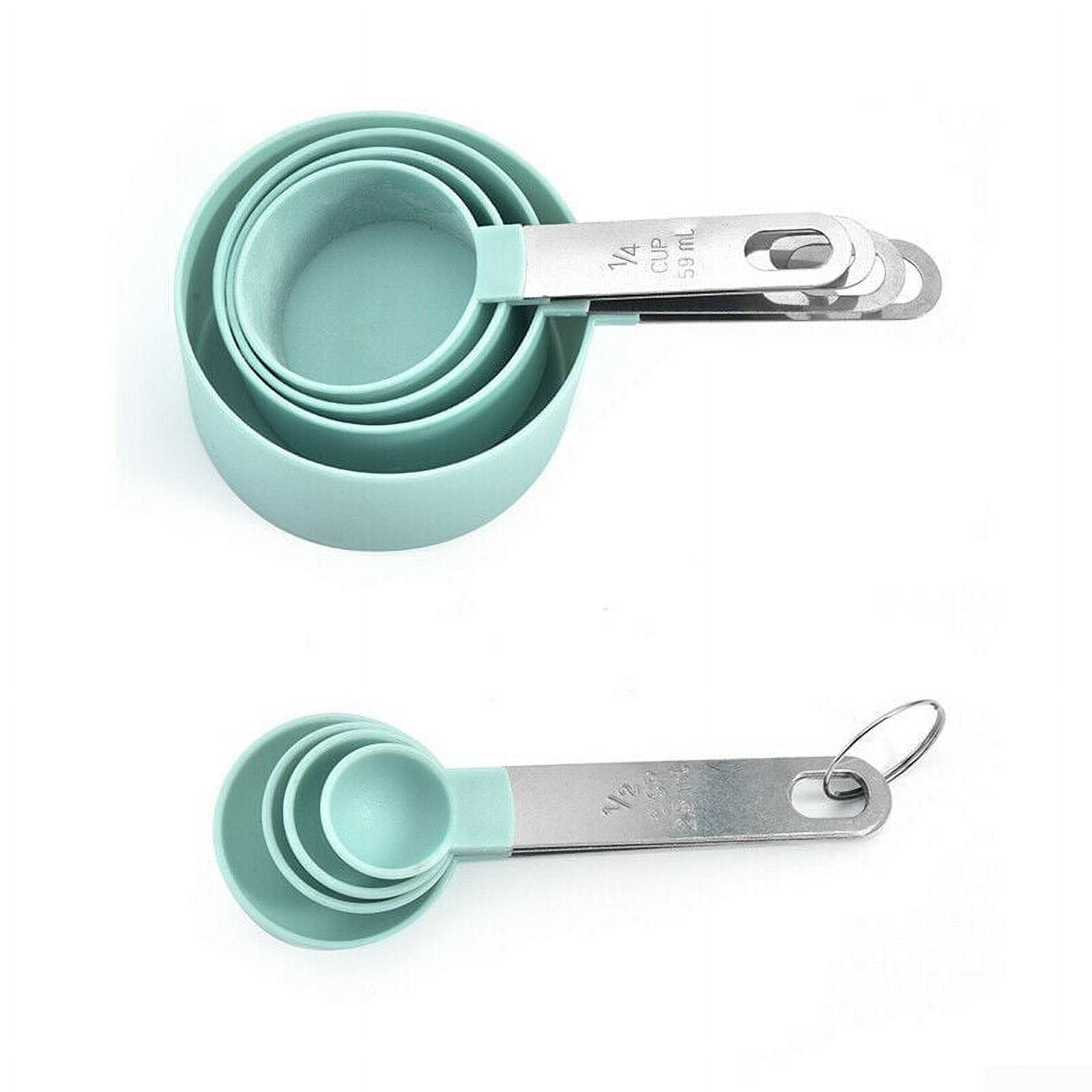 Hastings Home Stainless Steel Measuring Cups And Spoons For Baking