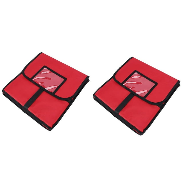 2X Insulated Pizza Food Delivery Bag Professional Large Pizza Delivery