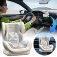 thumbnail image 4 of Doll Car Seat for 17cm Dolls, Doll Car Seat with Air Vent Clip and Desktop Stand, Cute and Functional Car Ornament for Doll Fans, Collectors [Gaming Chair] Blue Grey Knight, 4 of 8