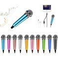 thumbnail image 1 of HAHDAXIA Mini Microphone,Portable Vocal Tiny Microphone, Asmr Microphone,Phone Microphone, Mini Karaoke Microphone for Voice Recording Chatting and Singing On iPhone,Android,Laptop Notebook（, 1 of 7