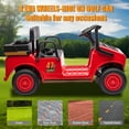 thumbnail image 3 of LUIBAS 24V 4WD Kids Ride on Golf Cart Battery Powered Toy Tractor Ride-On Electric Car Ride on Truck with Remote Control, Bluetooth, Music, Rear Storage Box, EVA Rubber Tires, Red, 3 of 7