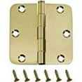 thumbnail image 2 of MINTCRAFT RAD CRNR HINGE 3-1/2 BRT BRASS, 2 of 2