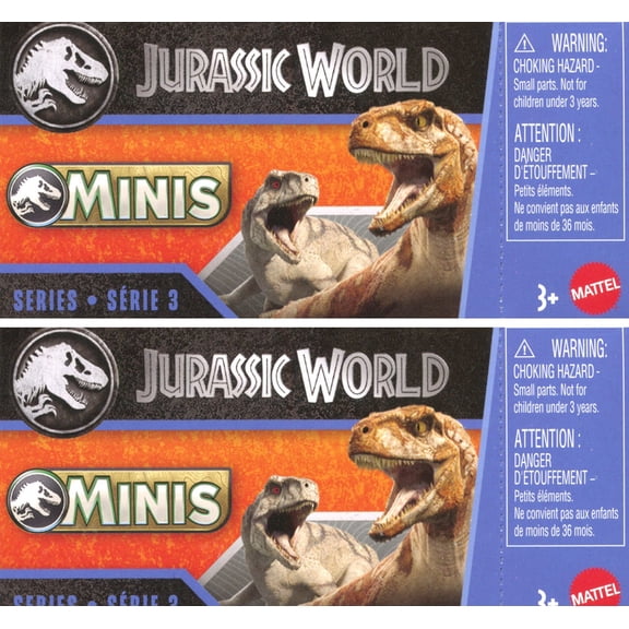 Jurassic World MINIS LOT of 2 Mystery Packs