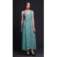 thumbnail image 5 of Bimba Floral Ladies Long Summer Sleeveless Tye Dye Print Casual Maxi Beach Dress-X-Large, 5 of 6