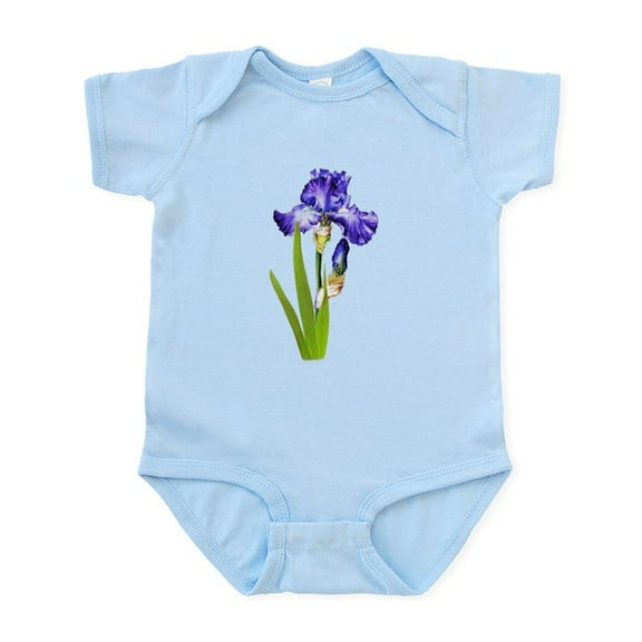 CafePress - Purple Iris Infant Bodysuit - Baby Light Bodysuit, Size Newborn - 24 Months