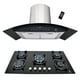 thumbnail image 1 of Combo Rieti SUPRA parrilla y campana 90 cm Negro, 1 of 5