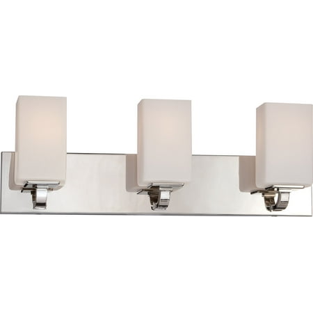 

Bathroom Vanity 3 Light With Polished Nickel Finish E12 Incandescent 23 inch 300 Watts