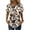 04-Beige, variant on Women's Fashionable Casual Vintage Printed Tops, 2026 Trendy Short Sleeve Dressy Shirts,Spring Loose Fit Crew Neck Satin Silk Blouses