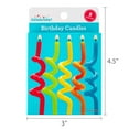 thumbnail image 5 of Multicolor Curly Birthday Candles, 5 Pieces, by Way To Celebrate, 5 of 6
