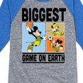 thumbnail image 3 of Disney - Biggest Game On Earth - Toddler & Youth Raglan Graphic T-Shirt, 3 of 4