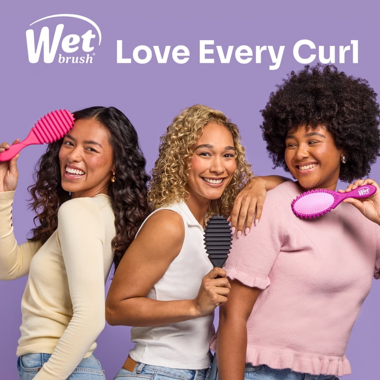 Wet Brush Curl Shaper Detangling Brush for Curly Hair with