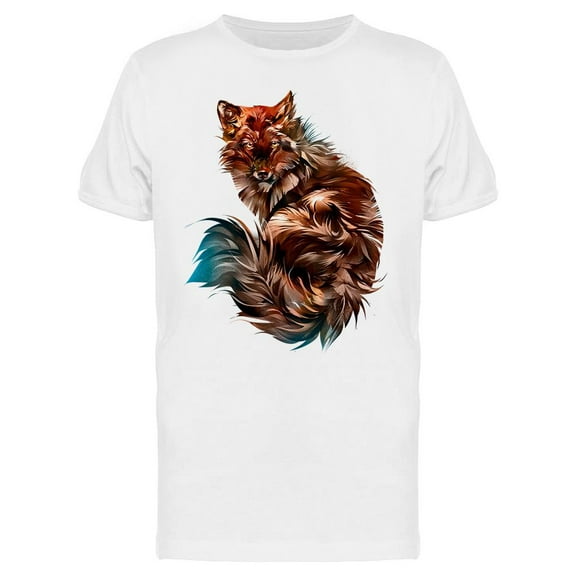 Fox Portrait T-Shirt Men -Image by Shutterstock, Male Large