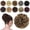 Brown Highlighted Caramel Blonde, variant on SUCS Hair Buns Hair Piece Hair Scrunchies for Women Thick Hair Extension Bun Messy Wavy Ponytail Hairpieces 1PCS