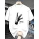 thumbnail image 1 of Camiseta de rapero de manga corta con cuello redondo, suave y elástica, ideal para gimnasio, conciertos y uso casual. Lavable a máquina. Tejido transpirable. Moda urbana. Corte cómodo., 1 of 6