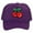 Purple, variant on Top Headwear Large Cherry Hat - Mens Womens Cherries Snapback Trucker Cap Purple
