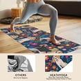 thumbnail image 4 of Beagle Dog Dog and Pioneer Flower Hot Yoga Mat Towel Non Slip for Hot Yoga - Quick-Drying Yoga Mat Cover with 4 Corner Pockets with Travel Bag - Hot Yoga Towel Non Slip 70"x26", 4 of 6