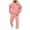 A Pink, variant on Men Hoodie 2 Piece Set Print Loose Breathable Hoodie Sweatshirt Joggers Fall Cozy Outfit Graphic Hoodie