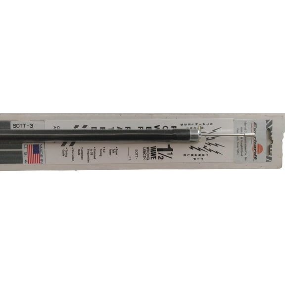 Everhardt SOTT3-B 1.5 Wave 3 ft Fiberglass Tuneable CB Radio Antenna - Black