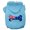 Baby Blue, variant on Pet Dog Cat Hoodie Screen Printed, "Bone Shaped Australian Flag"