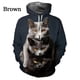 thumbnail image 3 of Sudadera con capucha con estampado 3D de gato y anime para hombre y mujer, estilo informal, divertido, de moda urbana, para niños y niñas, 3 of 5
