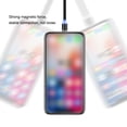 thumbnail image 4 of 2m Magnetic Data Cable Fast Charging USB Three-in-one Multifunctional Mobile Phone Charging Cable One for Three Micro USB Type-C Magnetism Dustproof Charging Cables with LED Indicator, 4 of 7