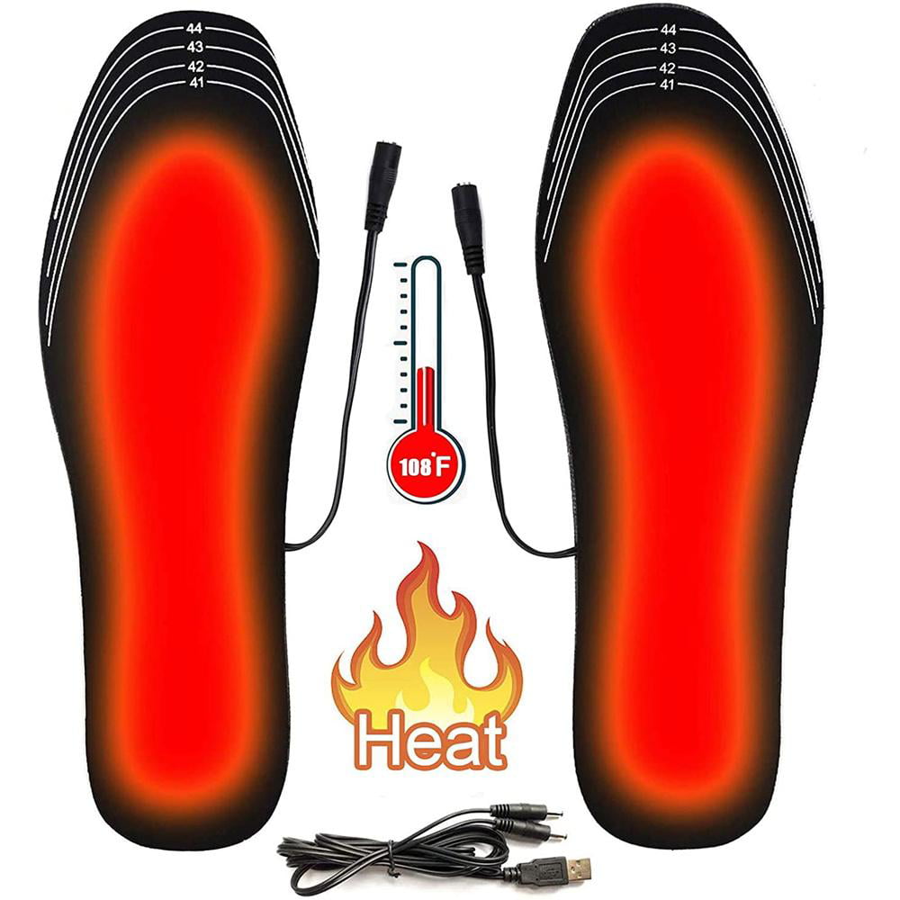 USB Electric Heating Insoles Warm Insole Feet Heater Foot Winter Warmer 