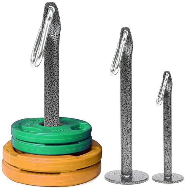 Support de Levage pour Poids d'Entraînement en Acier, Plaque de Poids en Acier Chargeable, Support de Tige de Charge, Poulie, Machine à Câble Réponse Rapide