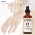 thumbnail image 5 of Aceite para uñas y cutículas PURA D'OR Organic con biotina y vitamina E 120 ml, 5 of 5