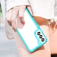 thumbnail image 4 of Case for Samsung Galaxy S23 Plus Phone Case Slim Dropproof [Defend from Drop/Scratch/Slip/Fingerprint] Clear Acrylic Hard Back Soft TPU Bumper Hybrid Phone Cover for Samsung S23 Plus-Crystal Blue, 4 of 16