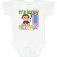 thumbnail image 3 of Inktastic Monkey First Birthday Boys or Girls Baby Bodysuit, 3 of 5