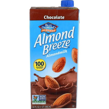 Blue Diamond Chocolate Almond Breeze ( 12x32 OZ) ( Value Bulk Multi-pack)