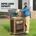 thumbnail image 6 of KFFKFF Garden Compost Bin 80 Gal/300 L Outdoor Compost Bin BPA Free Material, 6 of 9