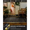 thumbnail image 3 of Outdoor Rug x RV Camping Mat Outdoor CarpetPatio Camper Backyard Rug with Led Strip Light Reversible Geometric Picnic Deck Balcony Foldable Rugs &, 3 of 5