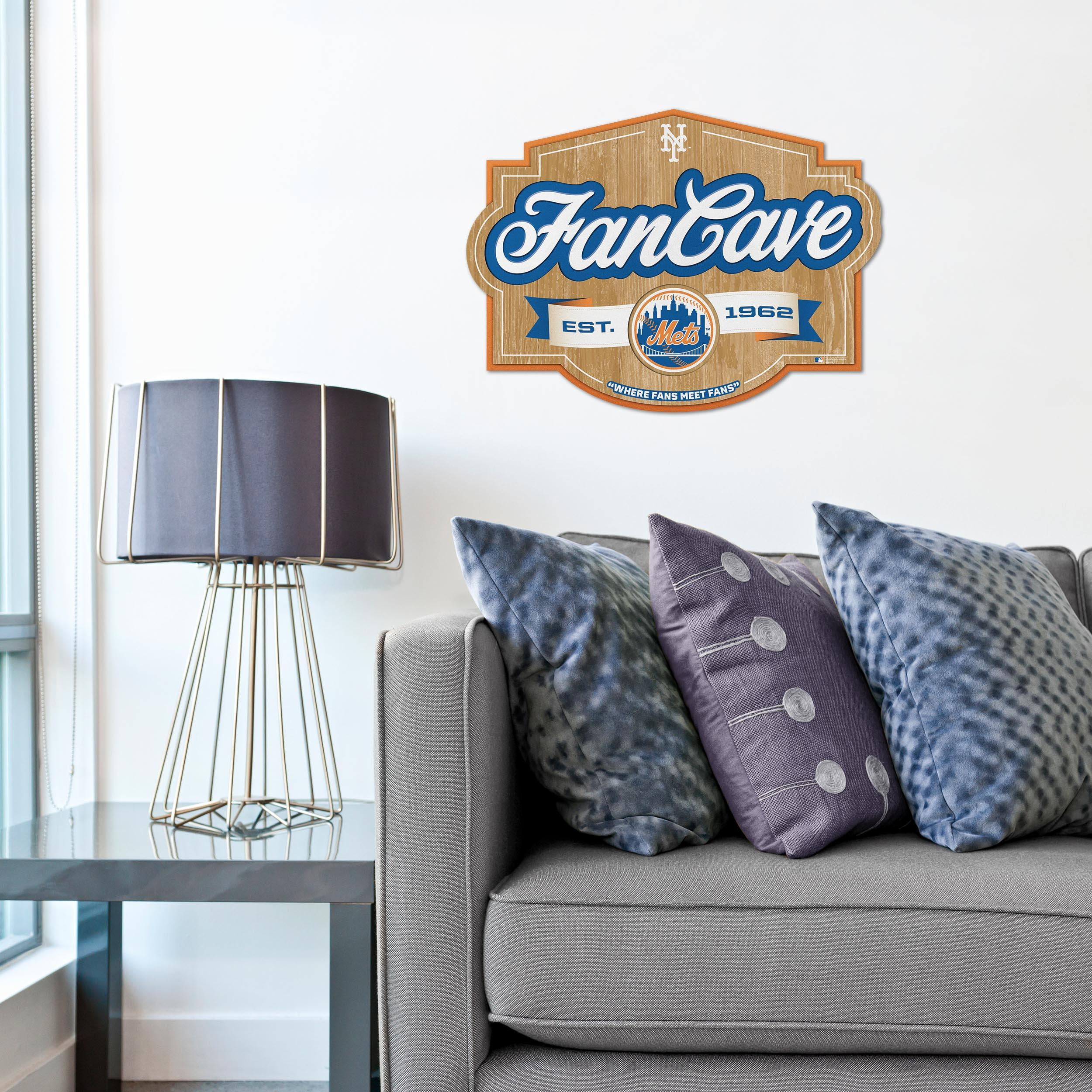 YouTheFan MLB New York Mets Fan Cave Sign