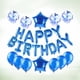 thumbnail image 3 of Juego de 34 globos para bodas, cumpleaños, fiestas infantiles, banquetes y recuerdos de fiesta, color azul., 3 of 8