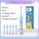thumbnail image 3 of Cepillo de dientes eléctrico para niños con dibujos animados para niños con mini cabezal de repuesto ultrasónico IPX7, recargable, resistente al agua, 3 of 5
