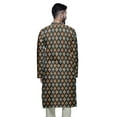 thumbnail image 5 of Atasi Mens Summer Kurta Shirt Printed Long Kurta Cotton Poplin Ethnic Shirt, 5 of 7