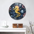thumbnail image 4 of Seahorse Bubble Wall Clock 12 Inch Silent Non Ticking Battery Operated Easy to Read for Kitchen Living Room, 4 of 8