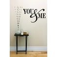 thumbnail image 1 of Wall Decal : You & Me Life Quote 12x18 Inches, 1 of 2