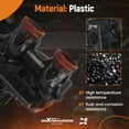 thumbnail image 6 of maXpeedingrods Intake Manifold for Polaris RZR, Ranger XP 900 1000, Ranger Crew XP 900 1000, General 4 1000 2017-2018, General 1000 2016-2018, 2207917 1204698 1205773, 6 of 7