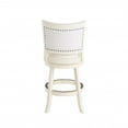 thumbnail image 6 of Boraam Bristol Counter Height High Back Swivel Wood Kitchen Counter Stool, Buttermilk Finish, 6 of 8