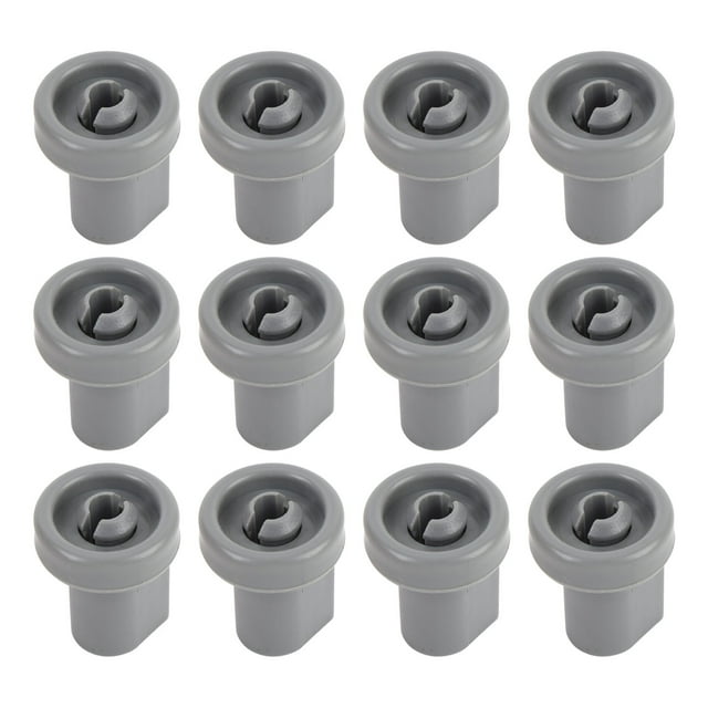 12 Pcs Premium PP Dishwasher Lower Rack Wheels - Sturdy Replacement Rollers for Smooth Movement, Enhanced Kitchen Efficiency & Reliable Performance, Ideal for Restaurant and Home Kitchen Dishwasher